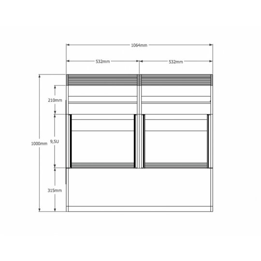 Sessiondesk QUINTAV 60s Brown