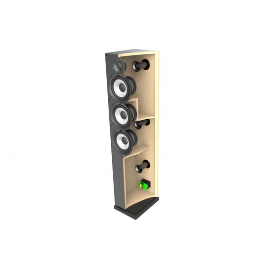 Elac Standlautsprecher Debut F6.2, black