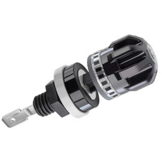 Kopie von WBT Pole Terminal WBT-0703 silverplated Ag White