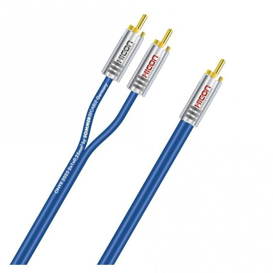 Subwoofer RCA Cinch Y-Kabel, 1 x 0,25 mm², HICON