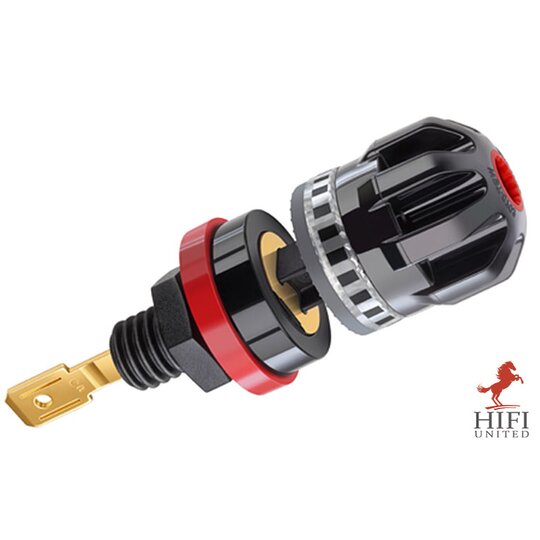 WBT Pole Terminal WBT-0703 Goldplated, Cu black